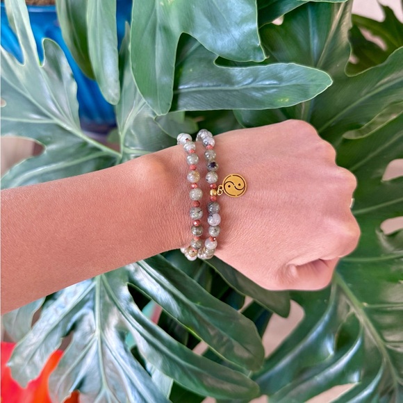 Labradorite & Goldstone bracelet (one) - Picture 7 of 7